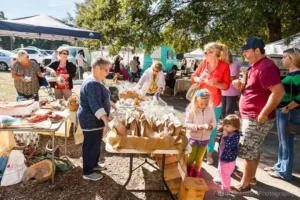 local vendors and food stands at charleston sunday market