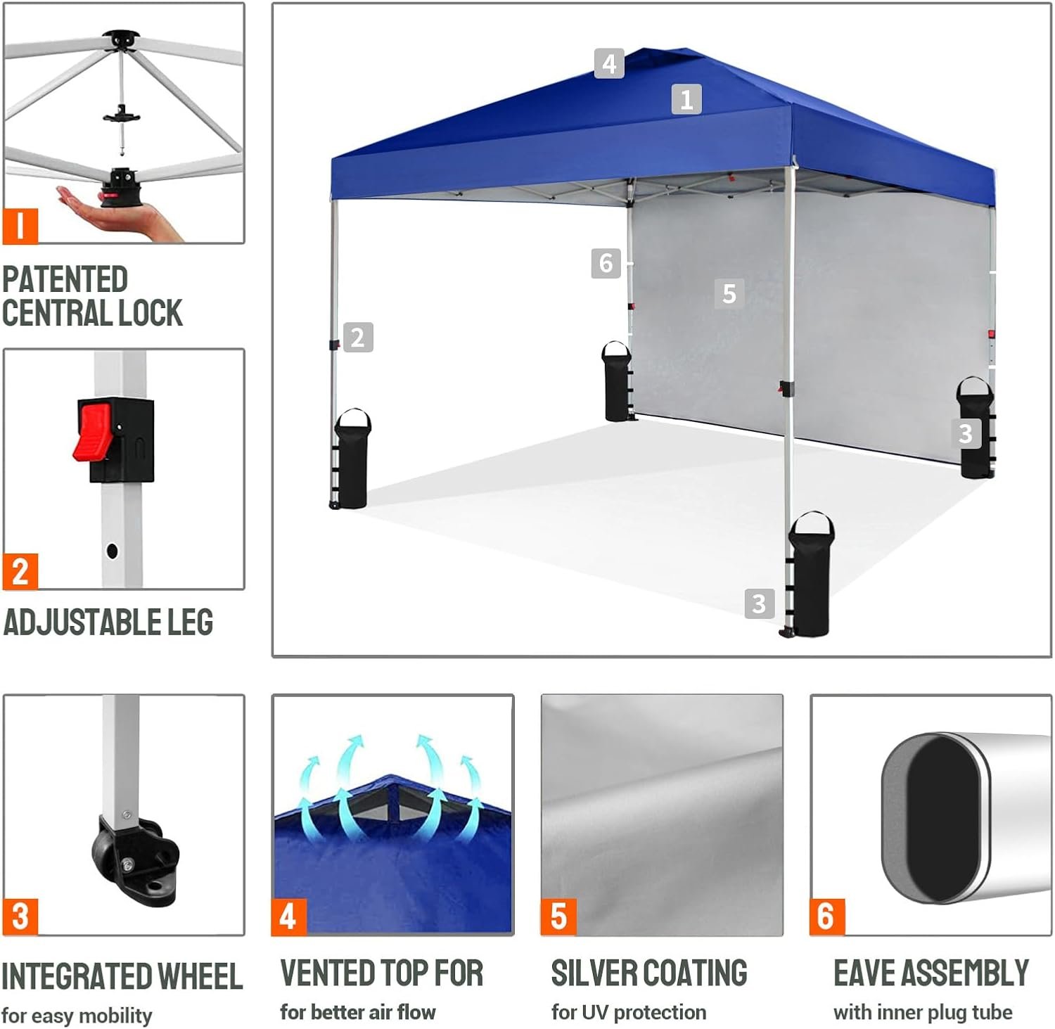 Canopy for farmers market setup