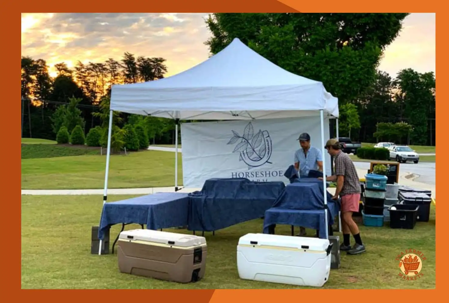 Set Up a Booth at a Farmers Market