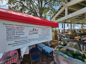 fresh vegetables at pavilion farmer’s market