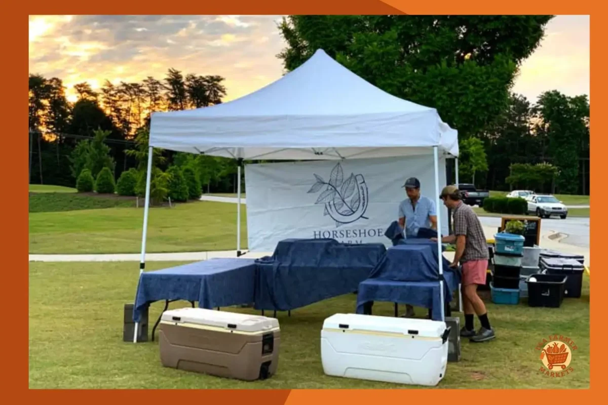 Set Up a Booth at a Farmers Market